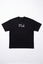 Erkek Ffb Vintage Nakışlı Oversize T-Shirt Siyah
