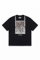 Erkek Ffb Vintage Nakışlı Oversize T-Shirt Siyah