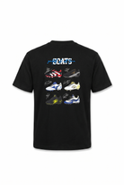 Erkek Goats Baskılı Oversize T-Shirt Siyah