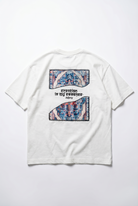 Erkek Itsbyzey Nakış Detaylı Oversize T-Shirt Ekru