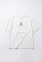 Erkek Nakışlı Oversize T-Shirt Ekru