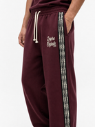 Erkek Originals Şerit Detaylı Regular Fit Eşofman Takımı Bordo