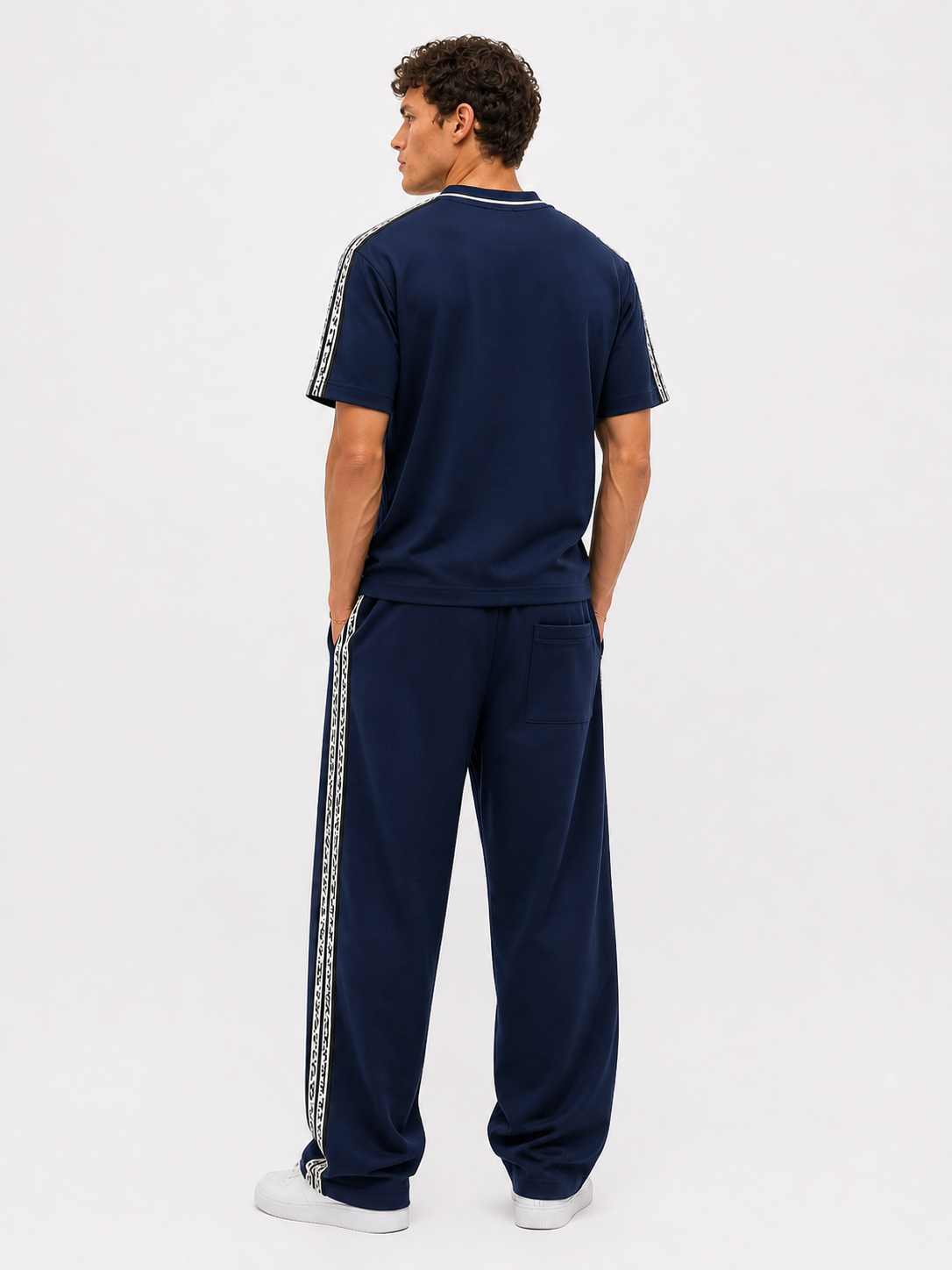 Erkek Originals Şerit Detaylı Regular Fit Eşofman Takımı Lacivert