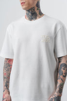 Erkek Pis Dikişli Regular Fit T-Shirt Şort Takım Ekru