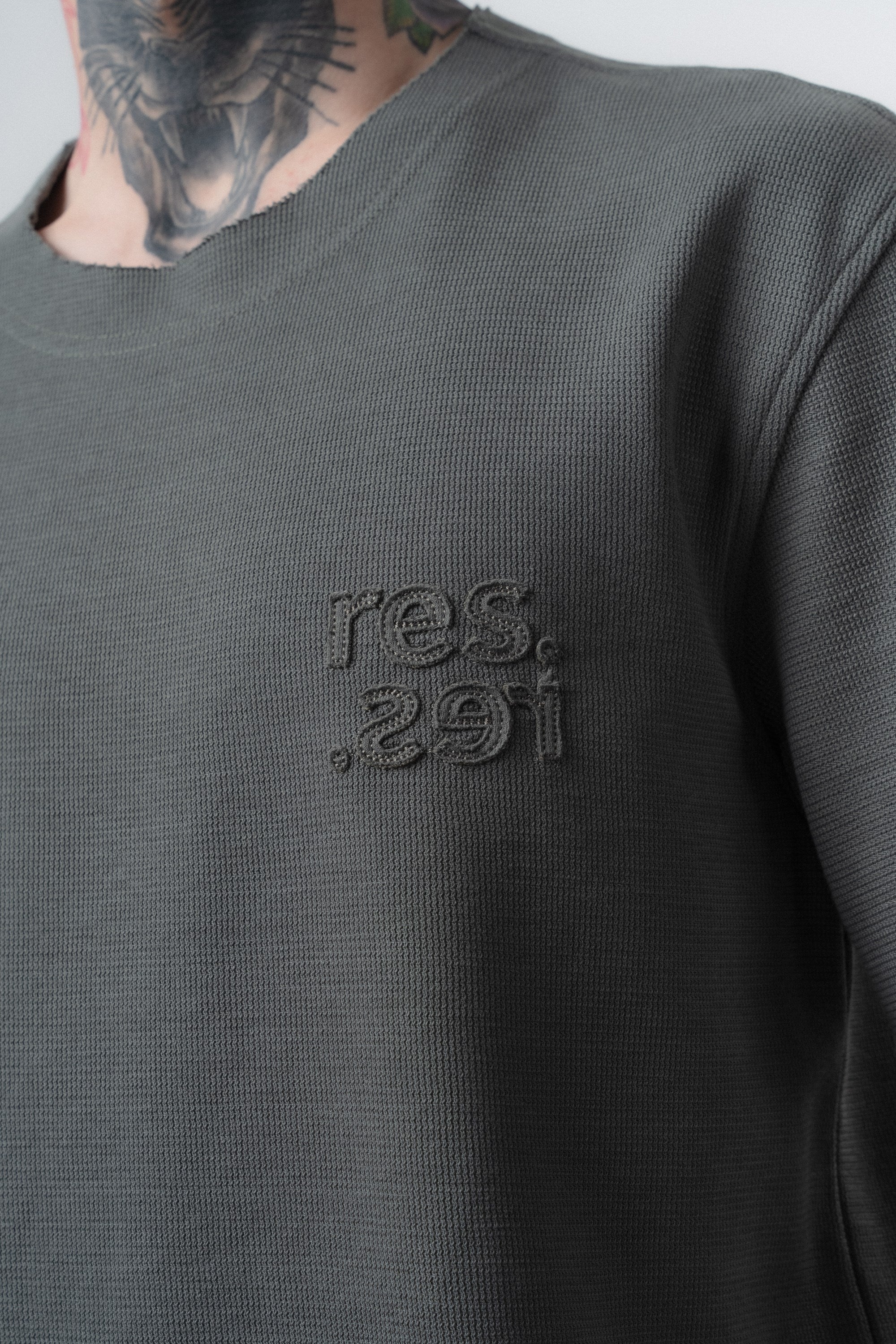 Erkek Pis Dikişli Regular Fit T-Shirt Şort Takım Haki
