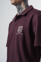 Erkek Rocket Club Yazılı Regular Fit T-Shirt Şort Takım Bordo