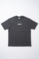 Erkek Shaded Baskılı Oversize T-Shirt Füme