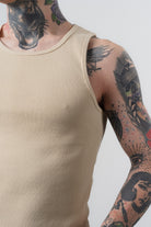 Erkek Tank Top Atlet Bej