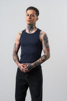 Erkek Tank Top Atlet Lacivert