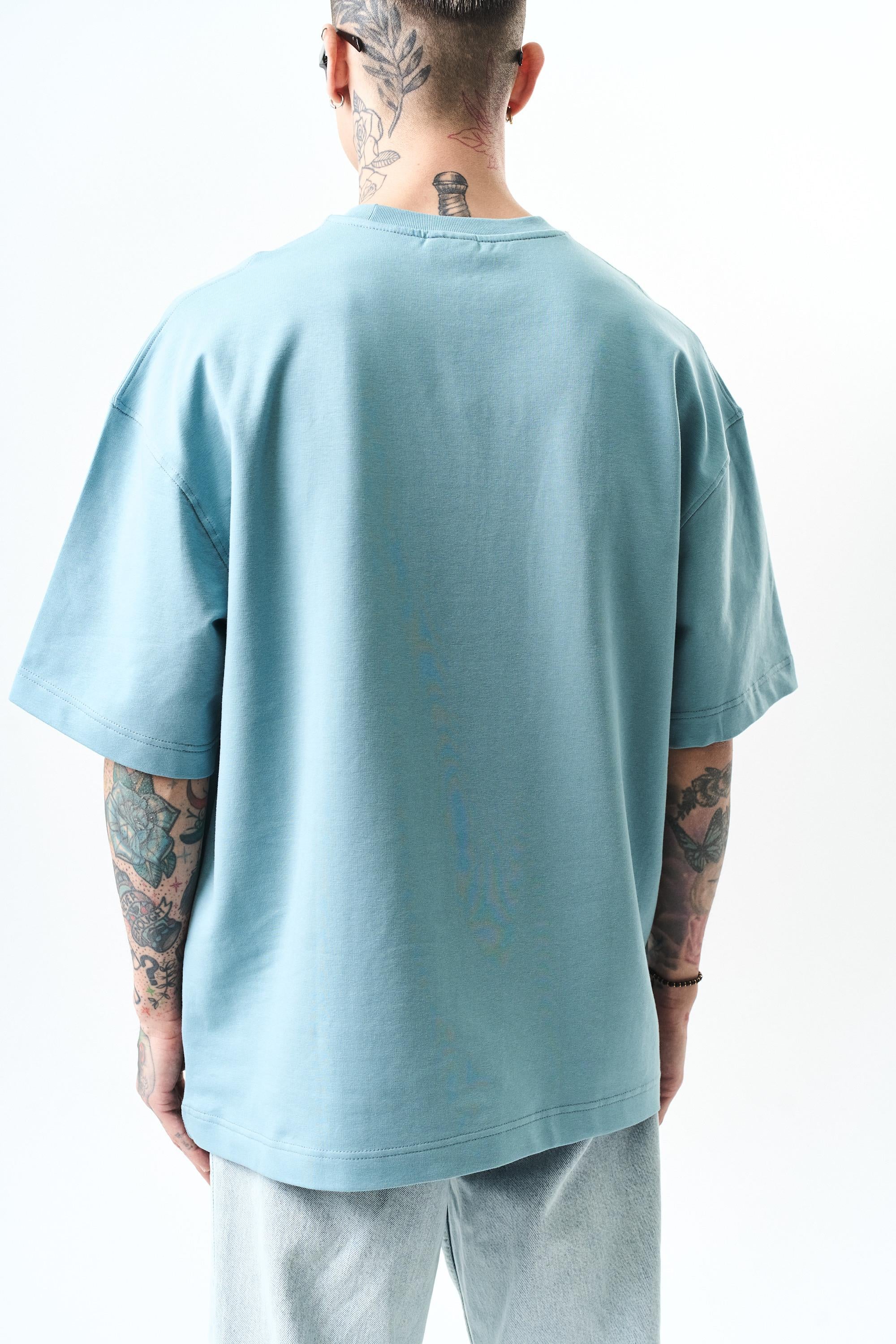 Erkek Respire Yazı Detaylı Oversize T-Shirt Prada