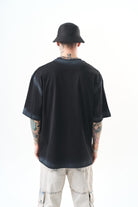 Erkek The Standard Baskılı Oversize T-Shirt Siyah