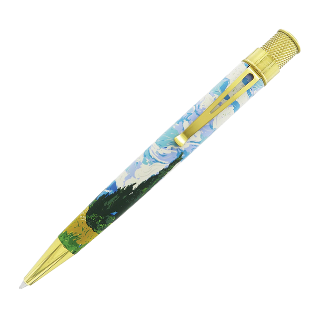 Retro 51-The Met Van Gogh Wheat Fields & Cypresses Roller Kalem-Roller Kalem-1-Milagron.com