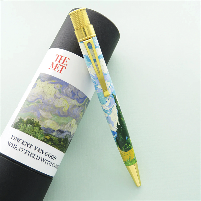 Retro 51-The Met Van Gogh Wheat Fields & Cypresses Roller Kalem-Roller Kalem-3-Milagron.com
