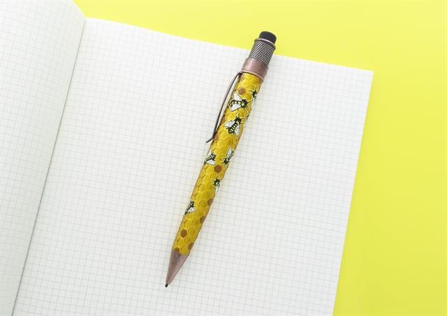 Retro 51-Tornado™ Rescue "Buzz" Bee Honeybee Mekanik Uçlu Kalem-Mekanik Uçlu Kalem-4-Milagron.com