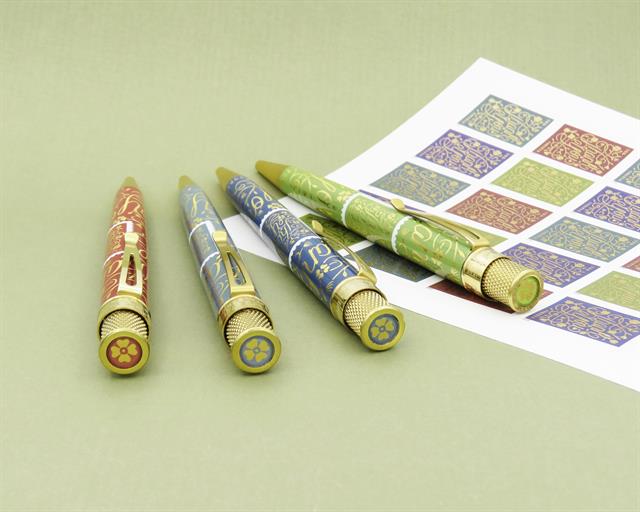 Retro 51-Retro 51 Usps Thank You Stamp Roller Kalem Maroon Prr 2257-Roller Kalem-4-Milagron.com