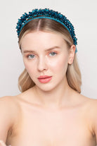Rheya-Vila Dual Dark Blue Taç-Saç Aksesuarı-1-Milagron.com