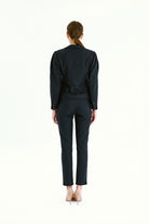 Lacivert Yün Blazer Ceket - 3