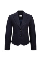 Lacivert Yün Blazer Ceket - 4