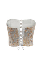 Roccie-Angless Patterned Strapless Corset Grey-Büstiyer-3-Milagron.com