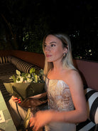 Roccie-Angless Patterned Strapless Corset Grey-Büstiyer-4-Milagron.com