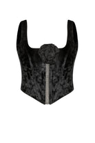 Roccie-Chelina R Velvet Corset-Büstiyer-1-Milagron.com