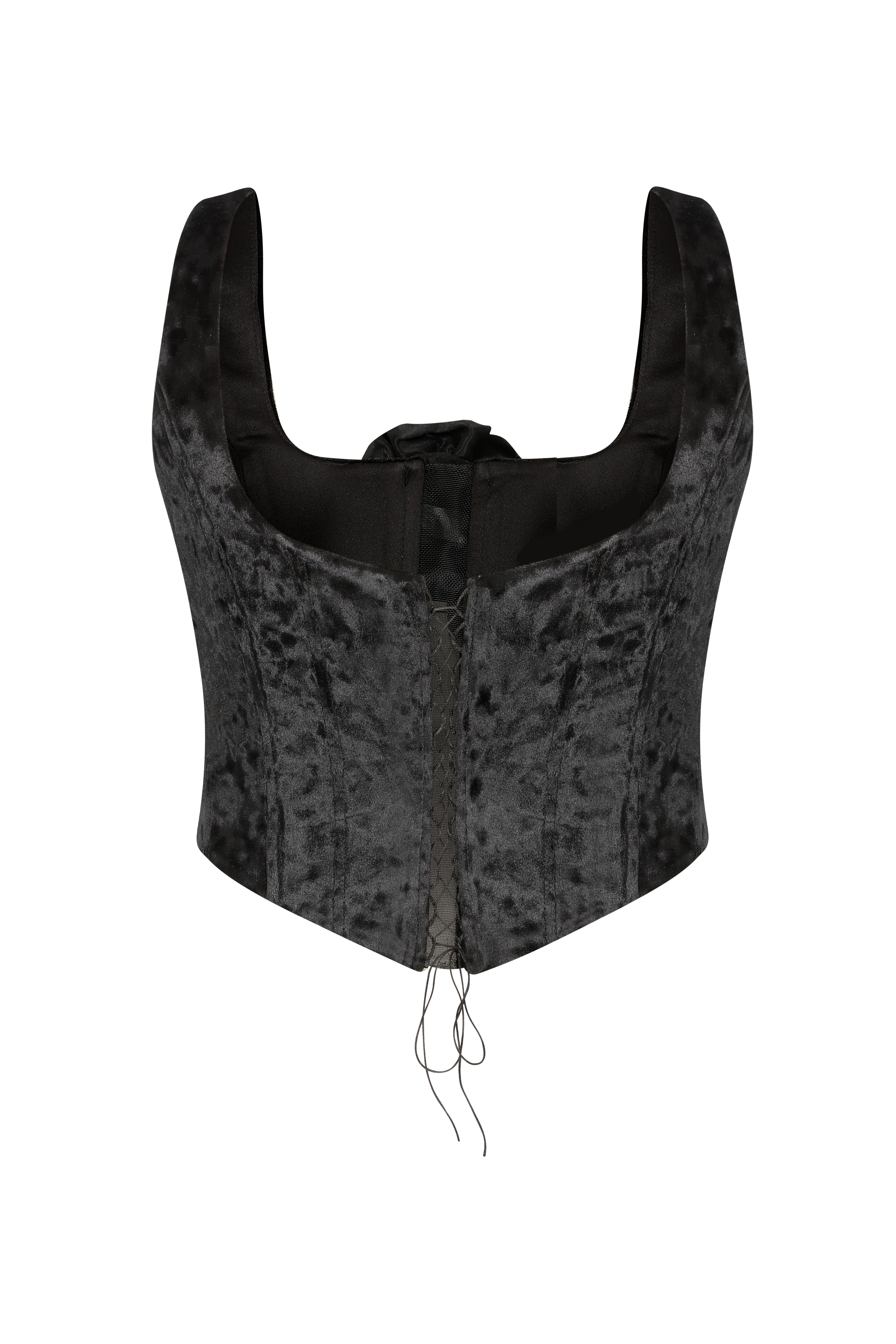 Roccie-Chelina R Velvet Corset-Büstiyer-6-Milagron.com