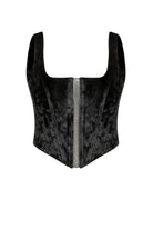 Roccie-Chelina Velvet Corset-Büstiyer-1-Milagron.com