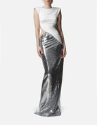 Roccie-Emily Sequined Maxi Dress-Elbise-1-Milagron.com