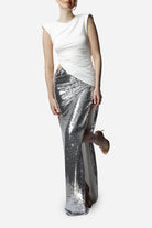 Roccie-Emily Sequined Maxi Dress-Elbise-2-Milagron.com