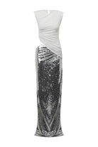 Roccie-Emily Sequined Maxi Dress-Elbise-4-Milagron.com