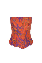 Roccie-Ingrid Patterned Strapless Corset-Büstiyer-1-Milagron.com