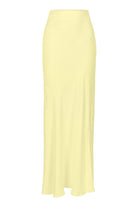 Roccie-Jessie Yellow Maxi Skirt-Etek-1-Milagron.com