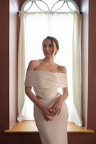 Roccie-Lanoire Off The Shoulder Taffeta Corset-Top-2-Milagron.com