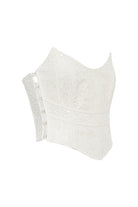 Roccie-Marie Strapless Corset With Sequined Side Bead Detail-Büstiyer-3-Milagron.com