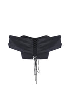 Roccie-Seraphina Off Shoulder Mini Top With Taffeta And Satin Mix-Top-6-Milagron.com