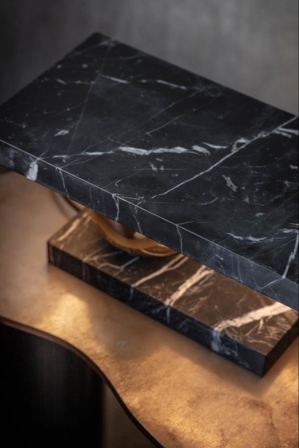 Dakota Mermer Masa Lambası - 1