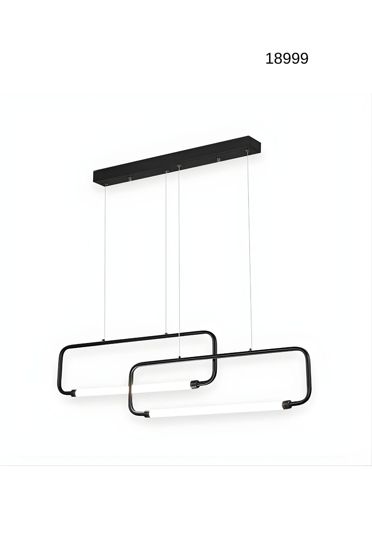 Alabama Modern Minimalist İKili Dikdörtgen Geometrik Lineer Led Sarkıt Avize Vid-Alb-Lnr-Avz