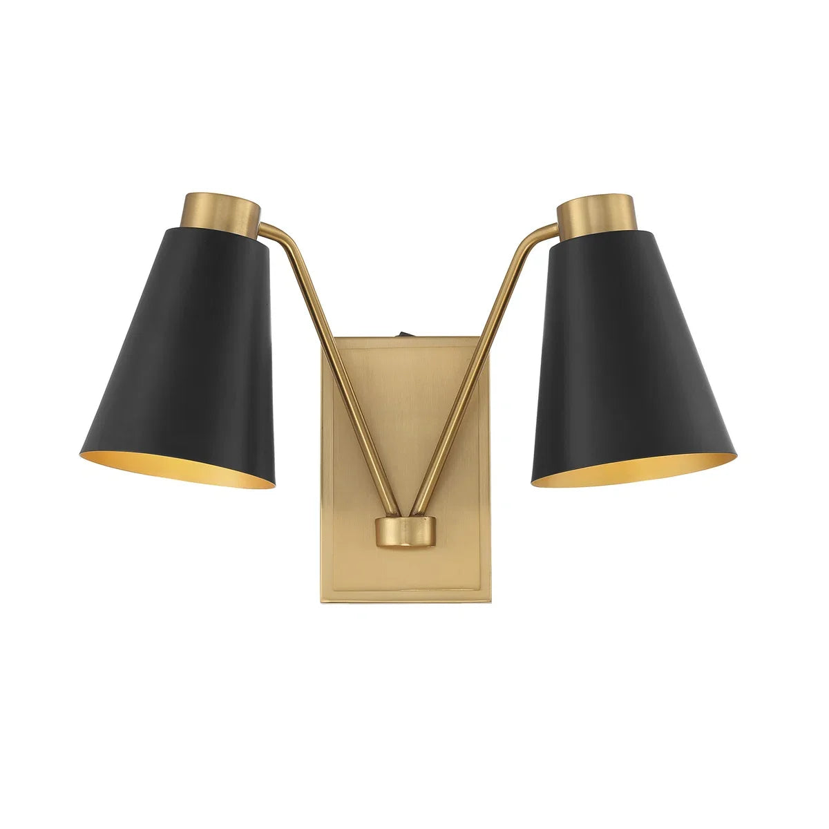 Bellini Modern Çift Kollu Konik Başlıklı Duvar Aplik Ra-Aplk-3528-52-22