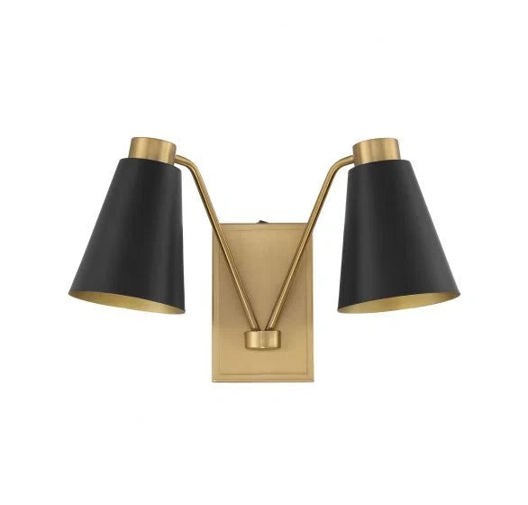 Bellini Modern Çift Kollu Konik Başlıklı Duvar Aplik Ra-Aplk-3528-52-22