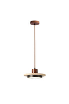 Boise Modern Traverten Taş & Ahşap Tasarım Entegre Led'Li Sarkıt Avize Vid-Bse-Trv-Led