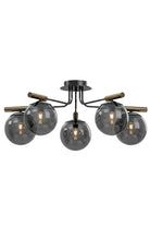 Galdira Modern Retro 5’Li Kollu Cam Avize - Ra-Avz- 2501-70-31