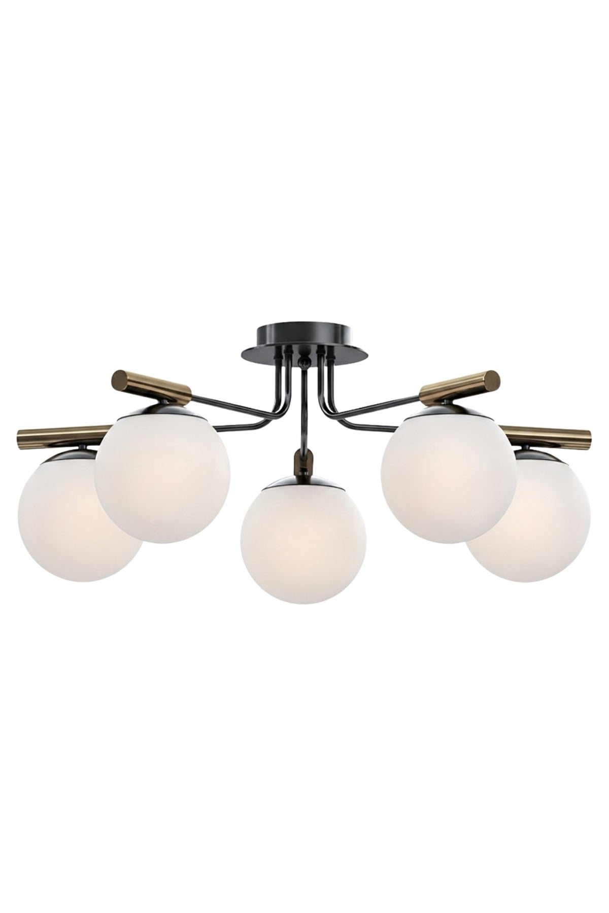 Galdira Modern Retro 5’Li Kollu Cam Avize - Ra-Avz- 2501-70-31
