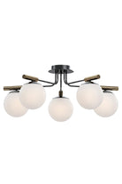 Galdira Modern Retro 5’Li Kollu Cam Avize - Ra-Avz- 2501-70-31