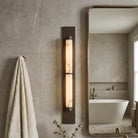 Geoxara Modern Lüks Lineer Doğal Alabaster Duvar Apliği (Geo-Lin-Wll)