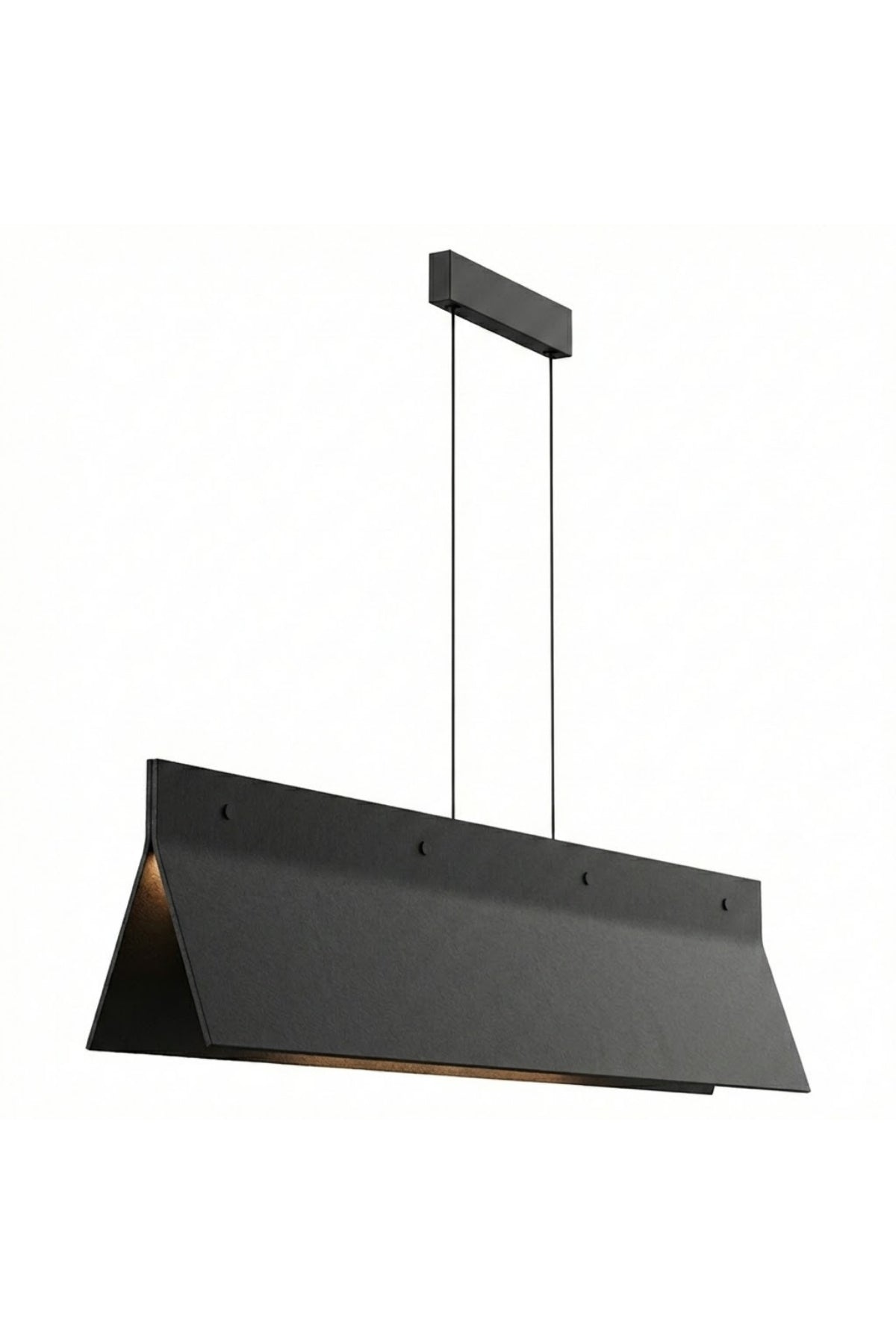 Ismara Modern Minimalist Sarkıt Avize - Geometrik Formlu Metalik Masa Üstü Aydınlatma - 7459-4267