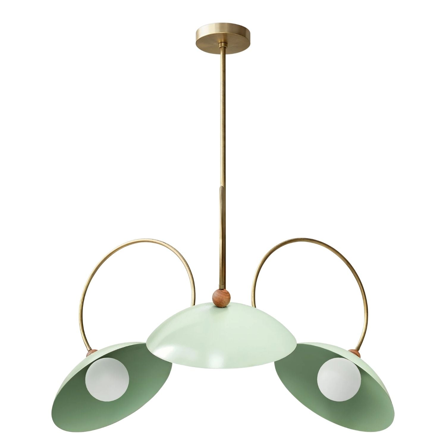 Luravia 3'Lü Modern Retro Tasarım Metal Avize Lur-V3-10-01