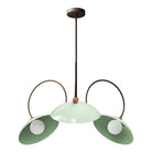 Luravia 3'Lü Modern Retro Tasarım Metal Avize Lur-V3-10-01