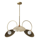 Luravia 3'Lü Modern Retro Tasarım Metal Avize Lur-V3-10-01