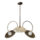 Luravia 3'Lü Modern Retro Tasarım Metal Avize Lur-V3-10-01