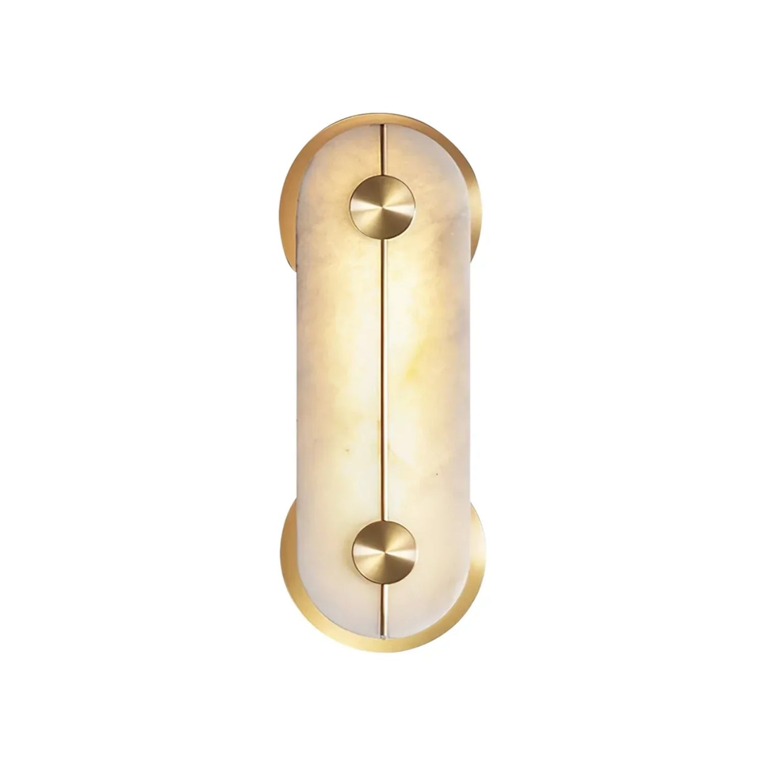Obvarirox Modern Lüks Oval Doğal Alabaster Duvar Aplik (Obv-Ovl-Wll)